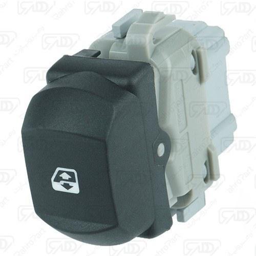 کلید شیشه بالابر مگان سمت شاگرد (تک پل) شرکتی