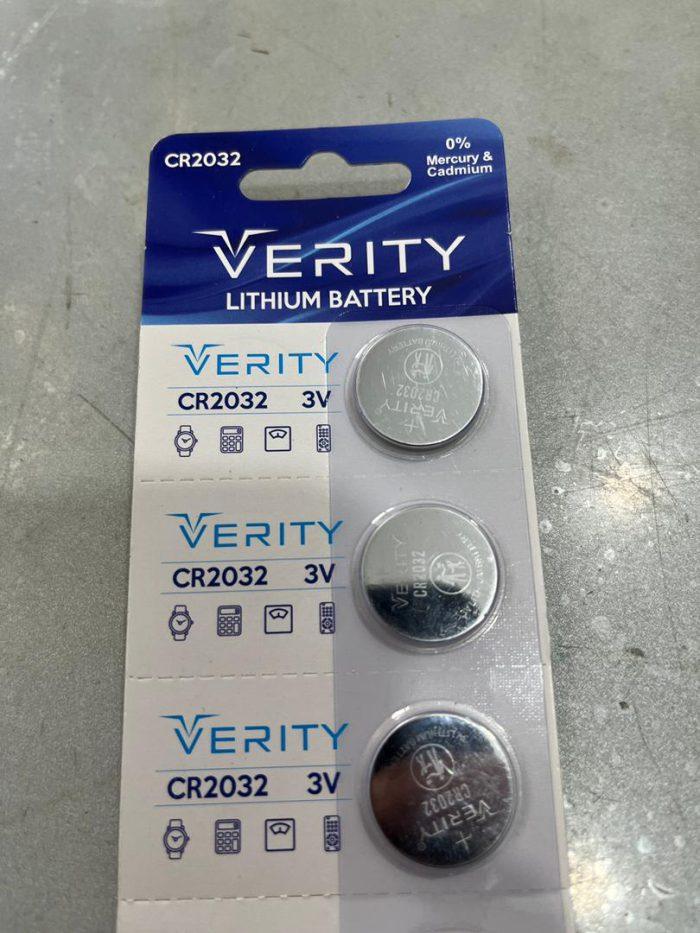 باطري 32 آمپر ریموت خودرو CR2032 برند VERITY